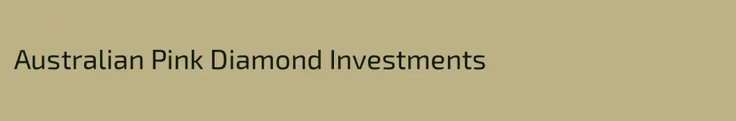 Australian Pink Diamond Investments
